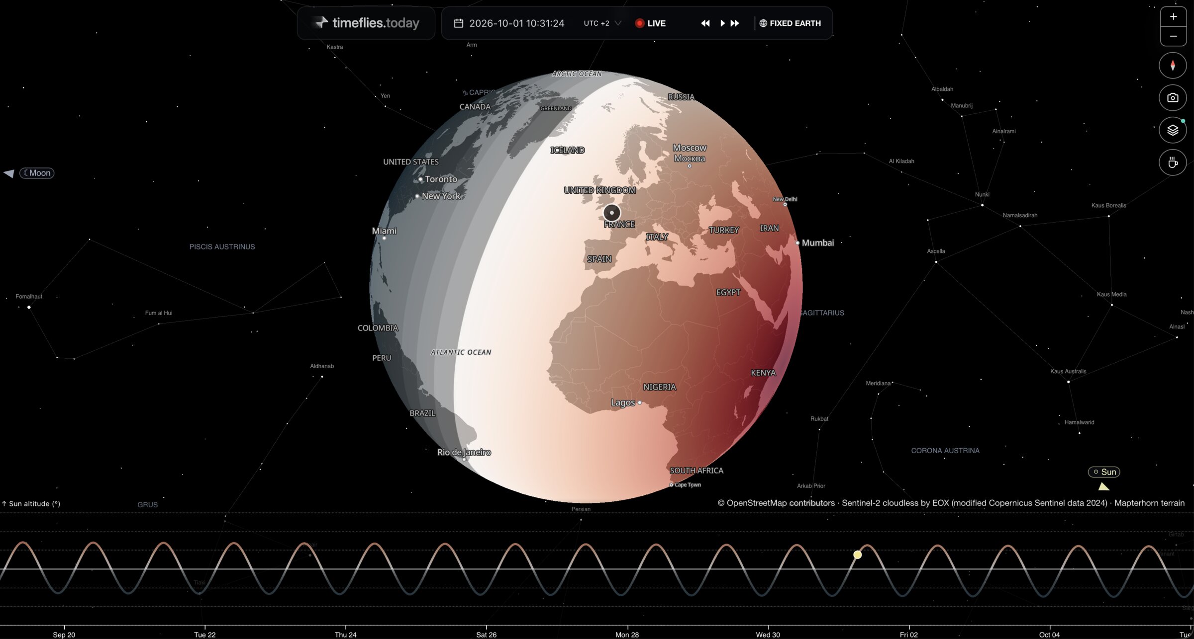 Sun Map experiment